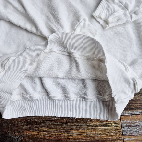 I Stole My Boyfried's Shirt The Farm Terry Distressed-Hem Sweatshirt - Picture 8 of 14